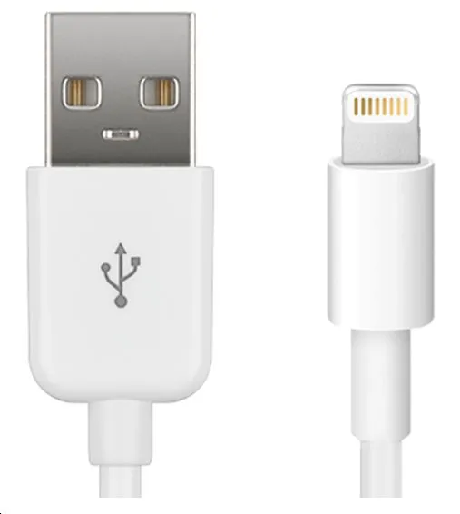 Microconnect MFI Lightning -USB kaapeli, 15 cm, Valkoinen