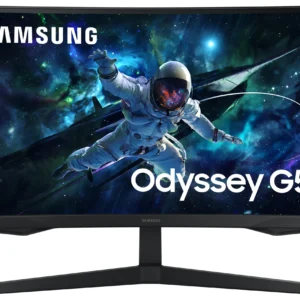 Samsung Odyssey G55C 27" QHD, VA, 165Hz -kaareva pelinäyttö