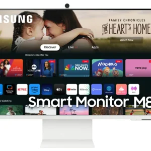 Samsung Smart Monitor M8 M80D 32" 4K, VA -näyttö