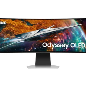 SAMSUNG Odyssey OLED G9 S49CG954SU, OLED monitor - 49 - silver, UWQHD, AMD Free-Sync Premium Pro, HDMI, DisplayPort, 240Hz panel