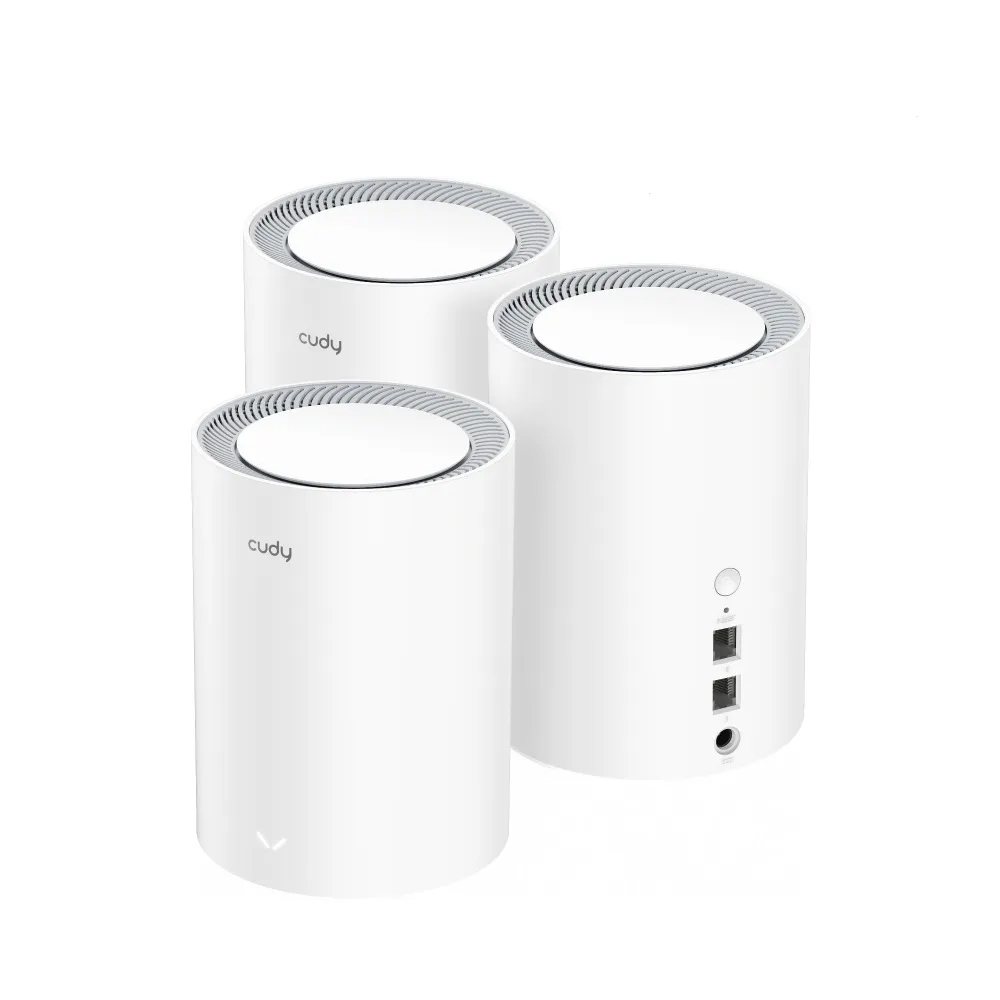 Cudy AX1800 M1800 3-pack Gigabit Wi-Fi 6 2.5G Mesh Ratkaisu