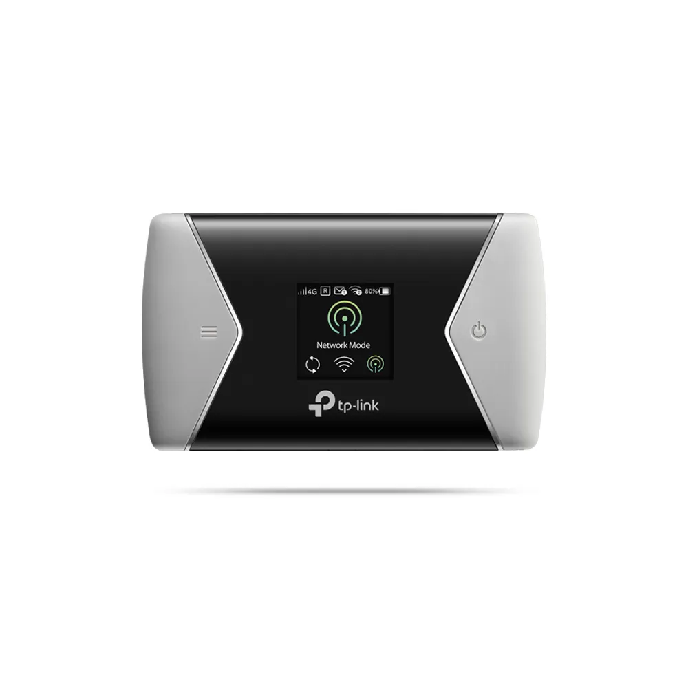 TP-Link Mobile 4G LTE WLAN Router 300 MBs Dual Band Wi-Fi 4G Modem SIM card slot microSD slot 1.4 inch TFT display 3000mAH battery