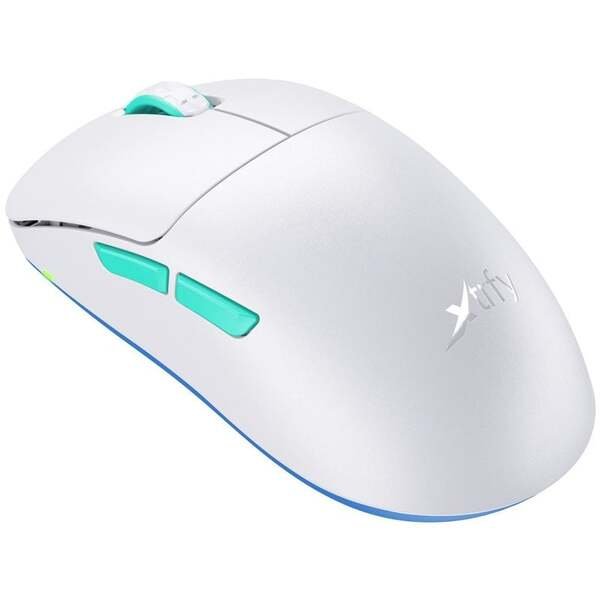CHERRY Xtrfy M8 -langaton pelihiiri,  (white/mint)