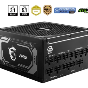 MSI MAG A1250GL 1250W Modular -virtalähde, 80 Plus Gold
