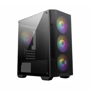 MSI MAG Forge M100A - Micro-tornikotelo, musta, Läpinäkyvä