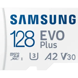 Samsung EVO+ 128 Gt MicroSD -muistikortti + SD-adapteri