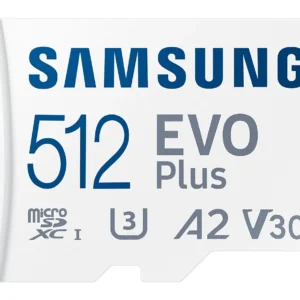 Samsung EVO Plus 512 Gt MicroSDXC -muistikortti + SD-adapteri (2021)