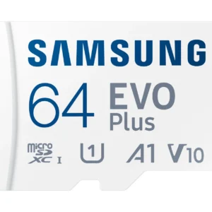 Samsung EVO+ 64 Gt MicroSD -muistikortti + SD-adapteri