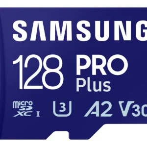 Samsung PRO Plus 128 Gt MicroSDXC -muistikortti + SD-adapteri