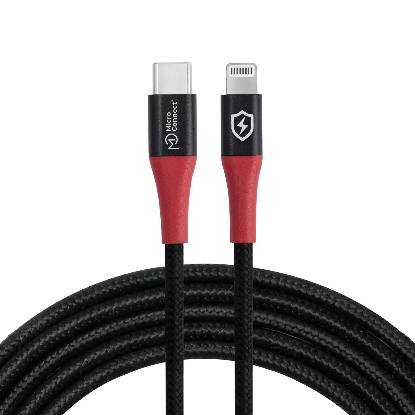 Microconnect Safe Charge Data Blocker USB-C - Lightning -kaapeli, 1.5m