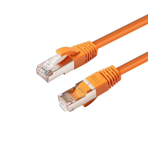 MicroConnect Cat6a S/FTP -verkkokaapeli, 15 m, Oranssi