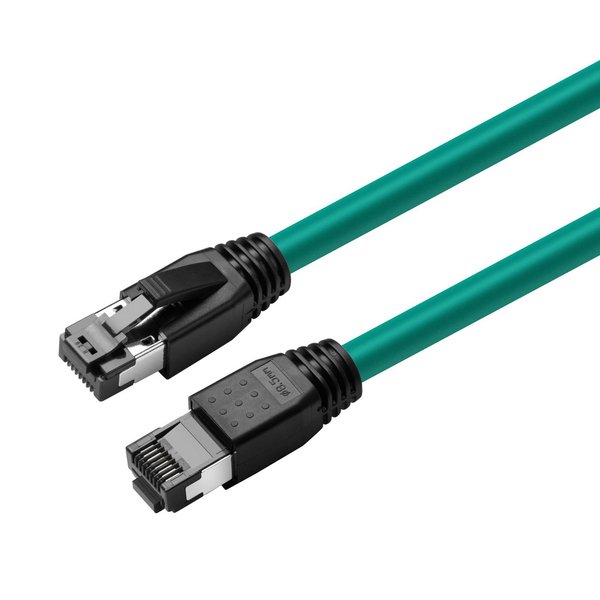 MicroConnect Cat8.1 S/FTP -verkkokaapeli, 10 m, Vihreä