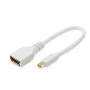 MicroConnect Mini Displayport - Displayport M-F 15cm -adapteri, 15cm, Valkoinen