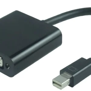 MicroConnect Mini DisplayPort to DVI Video -adapteri, Musta