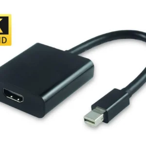 MicroConnect Active Mini DP M to HDMI -adapteri, Musta