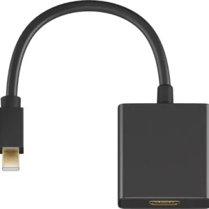 MicroConnect  mini DisplayPort – HDMI -adapteri, Musta