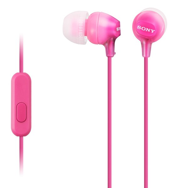Sony MDR-EX115AP -nappikuulokkeet, vaaleanpunainen