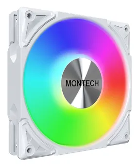 Montech Metal Pro 12 ARGB 120mm -kotelotuuletin, Valkoinen