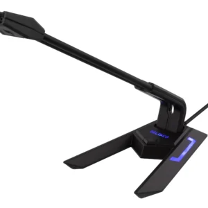 Deltaco MF-104 USB -pöytämikrofoni, musta