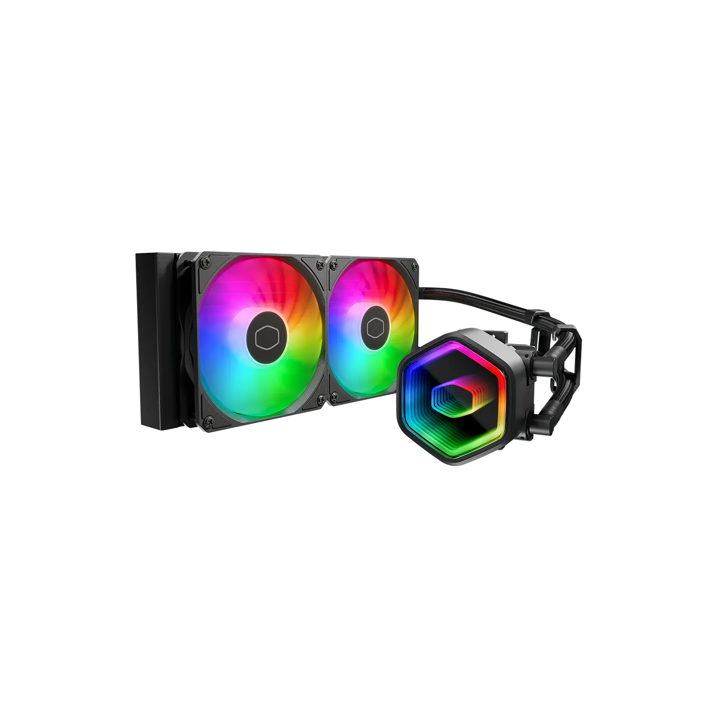 Cooler Master ML240L Core II ARGB -nestejäähdytysratkaisu, musta