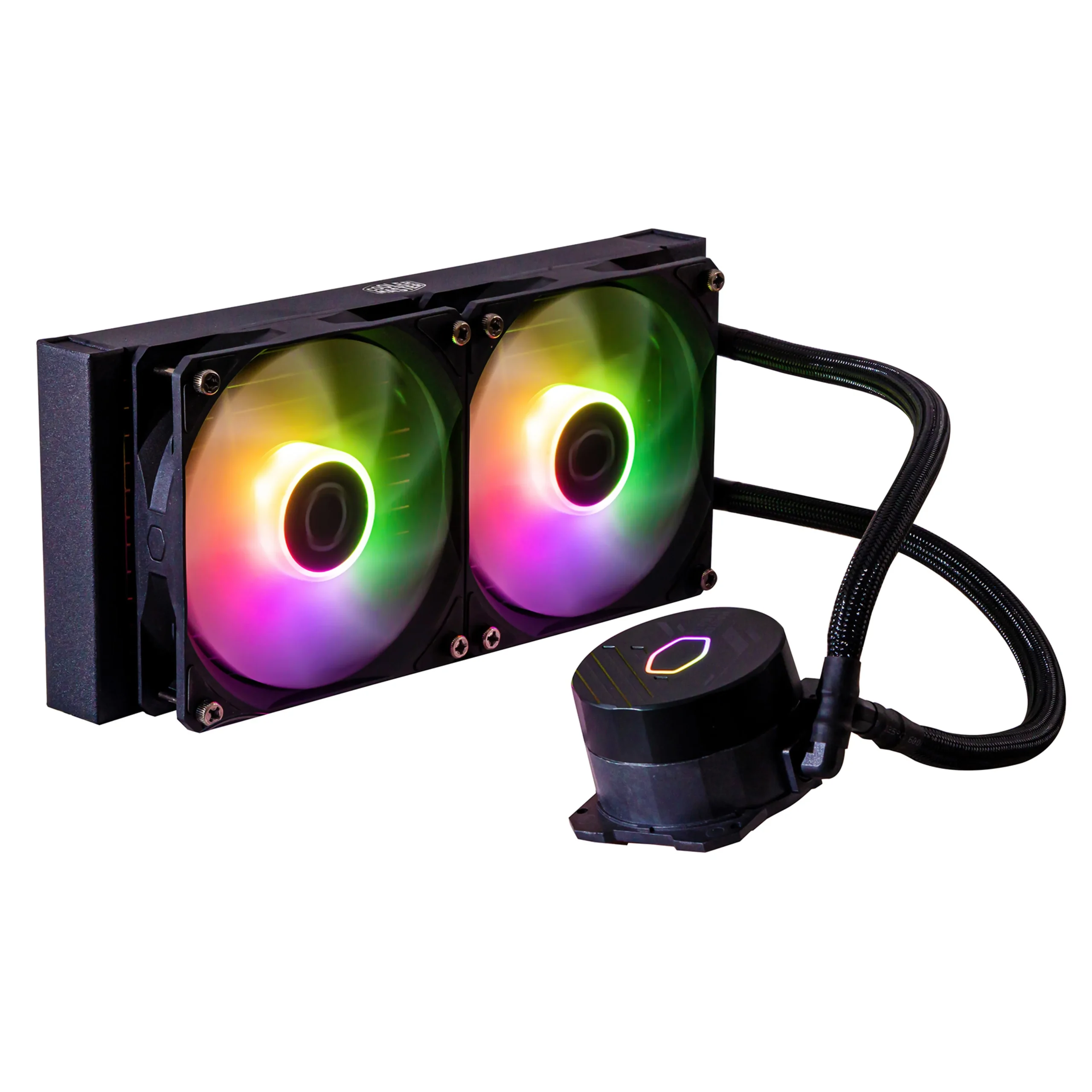 Cooler Master ML240L Core ARGB -nestejäähdytysjärjestelmä, Musta