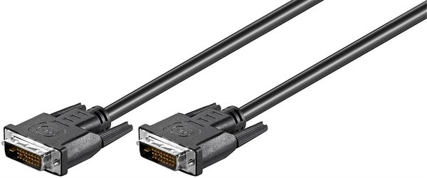MicroConnect DVI-D – DVI-D -kaapeli, Dual, 5 m, Musta
