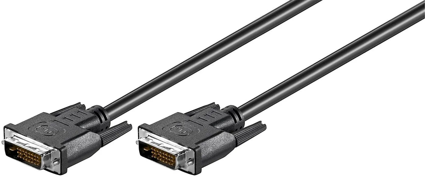 MicroConnect DVI-D – DVI-D -kaapeli, Dual, 1 m, Musta