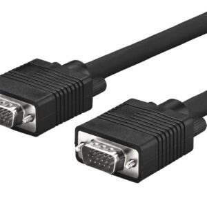 MicroConnect SVGA – SVGA -kaapeli, 5 m, Musta