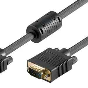 MicroConnect SVGA – SVGA -kaapeli, 3 m, Musta (Ferrite Core)