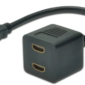 MicroConnect HDMI Y-Splitter Cable -adapteri, Musta