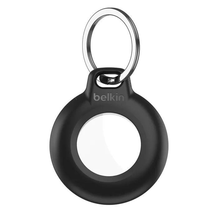 Belkin Secure Holder Airtag Waterproof Keyring, Black