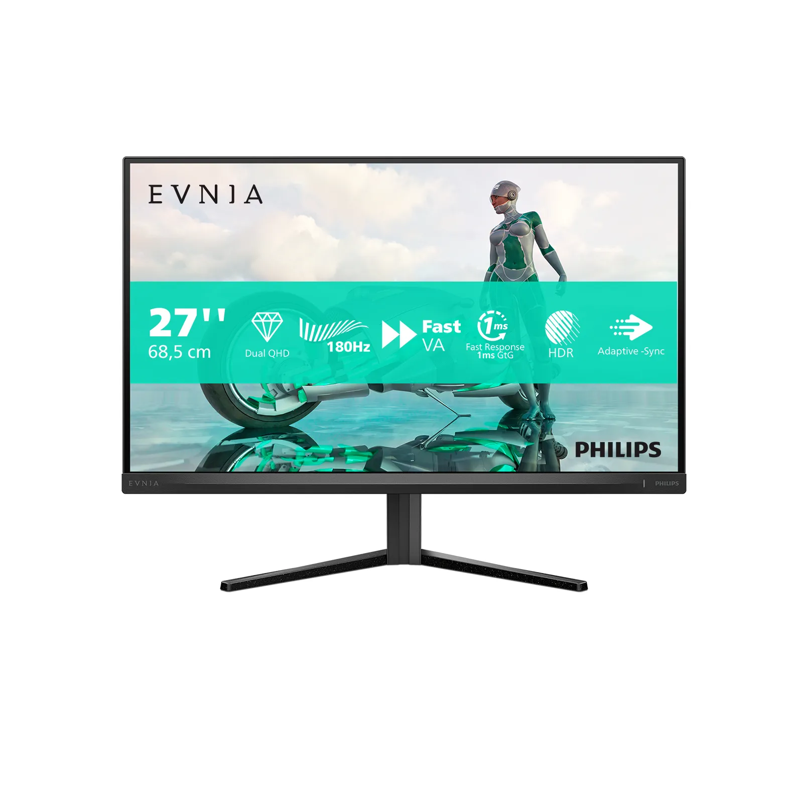 Philips Evnia 27M2N3500NL 27" QHD, VA -pelinäyttö