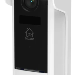 Deltaco Smart Home SH-DB02 -video-ovikello, IP65, Wi-Fi, valkoinen