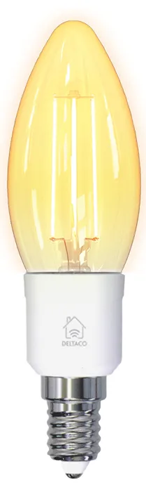 Deltaco Smart Home Filament A60 -älylamppu, E15, 4.5W, 470 lm