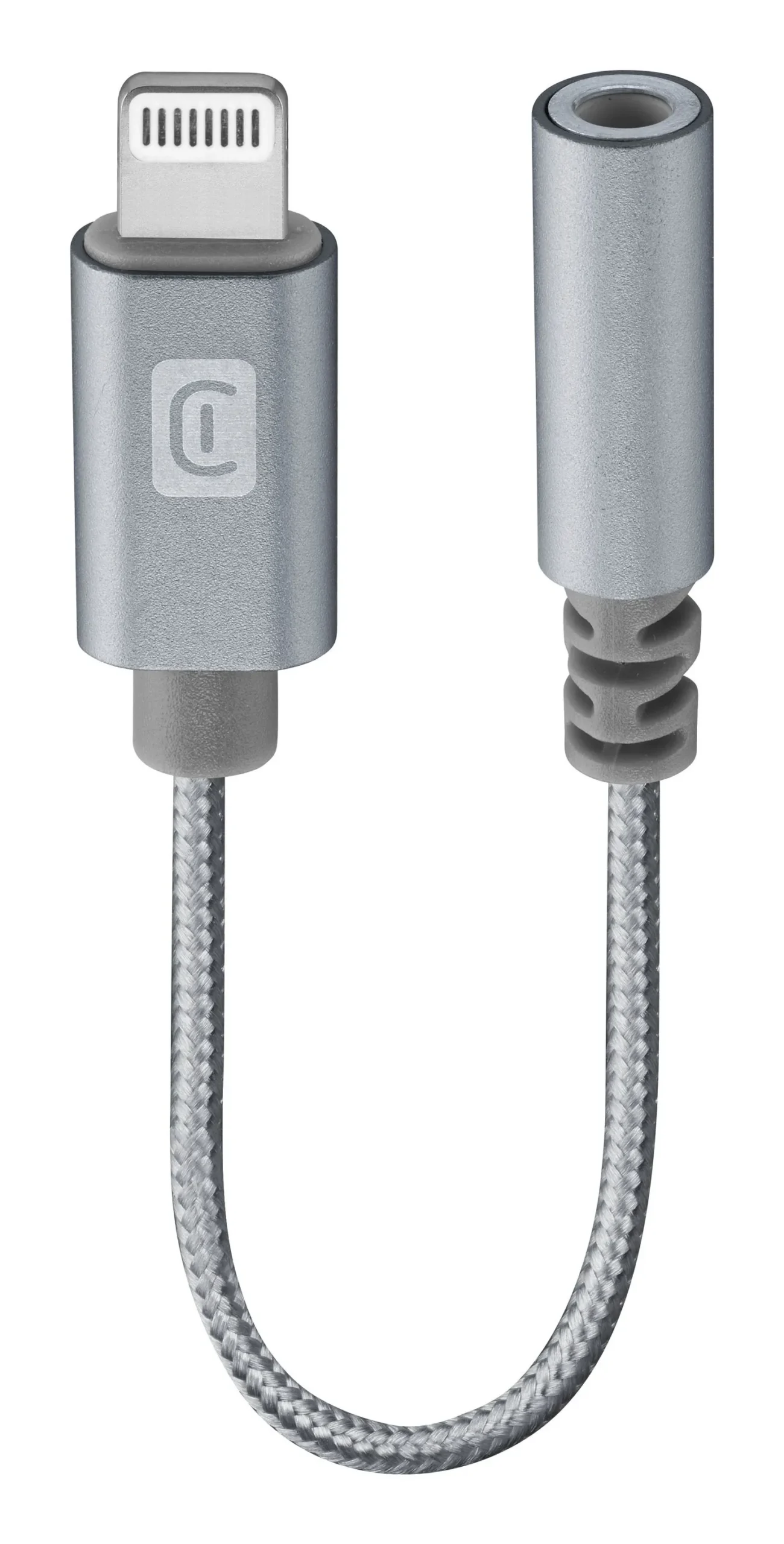 Cellular Line Lightning – 3.5mm -adapteri, Harmaa