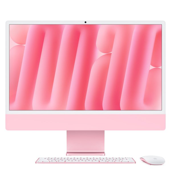 Apple iMac 24" (M4 10C / 10C), 24 Gt, 512 Gt, MacOS - All-in-one, Pinkki