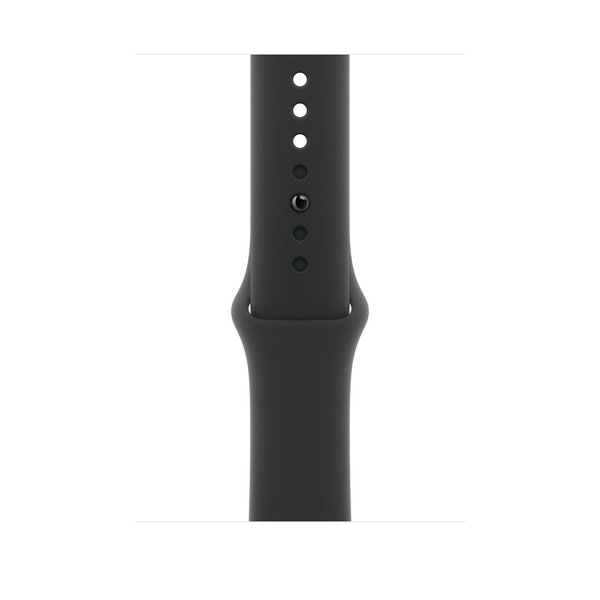 Apple Watch 46 mm -urheiluranneke, Musta, S/M