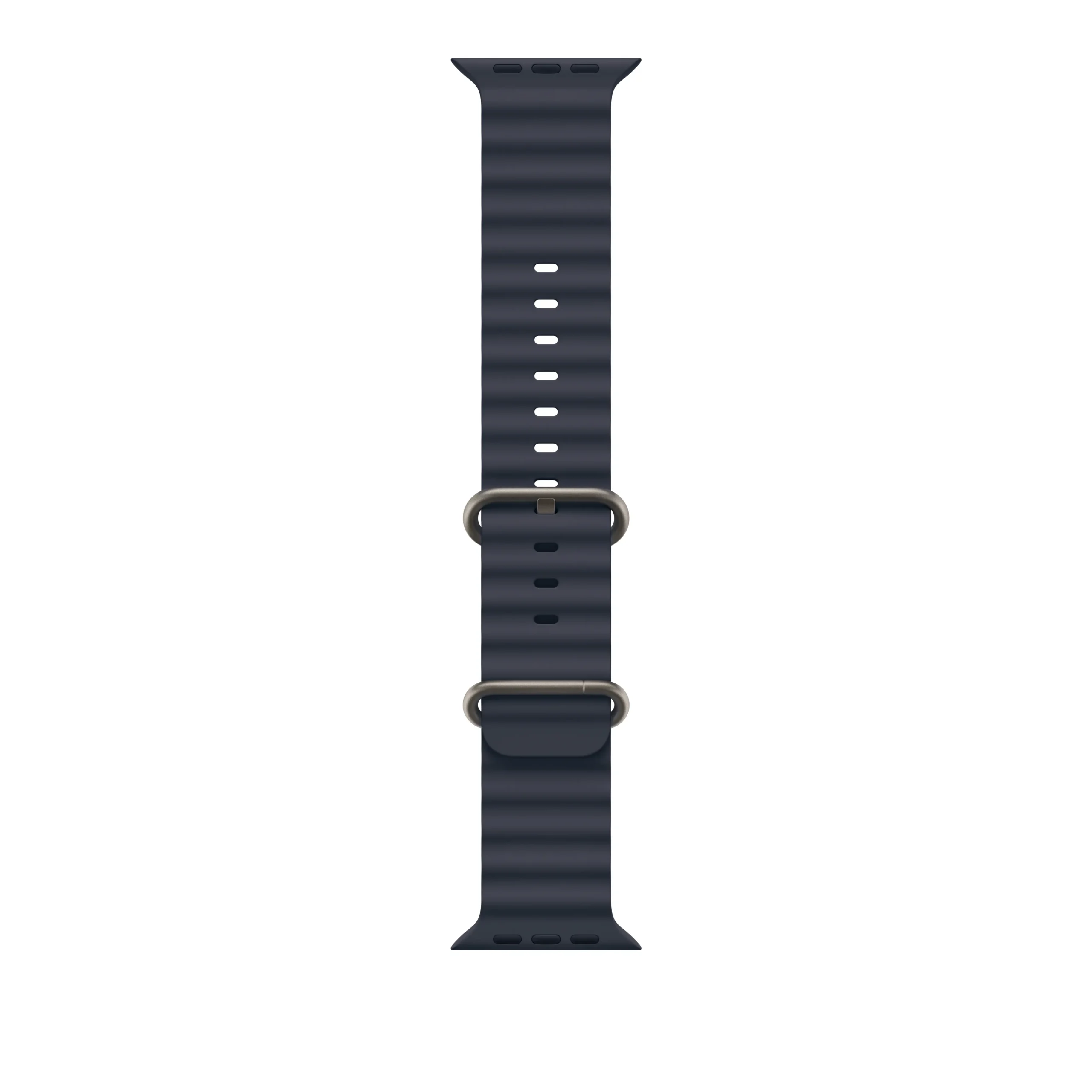 Apple Watch 49 mm -Ocean-ranneke, Laivaston­sininen / Luonnontitaani