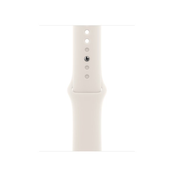 Apple Watch 40 mm -urheiluranneke, Tähti­valkea, S/M