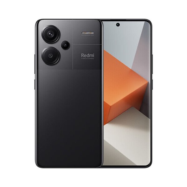 Xiaomi Redmi Note 13 Pro+ 256 Gt/8 Gt -Android-puhelin, Musta