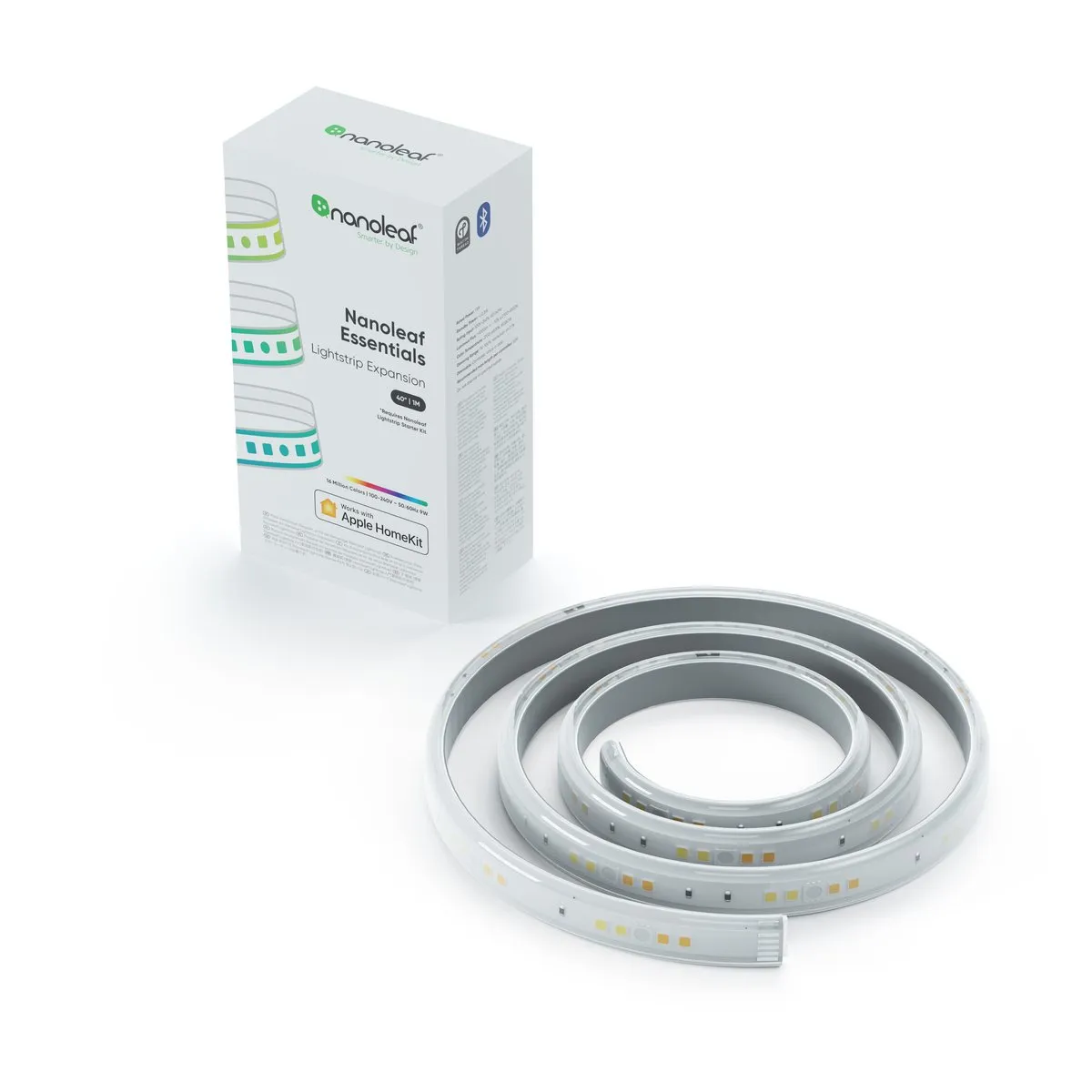 Nanoleaf Essentials Lightstrip Expansion -valonauhan jatkokaapeli, RGB, 1m