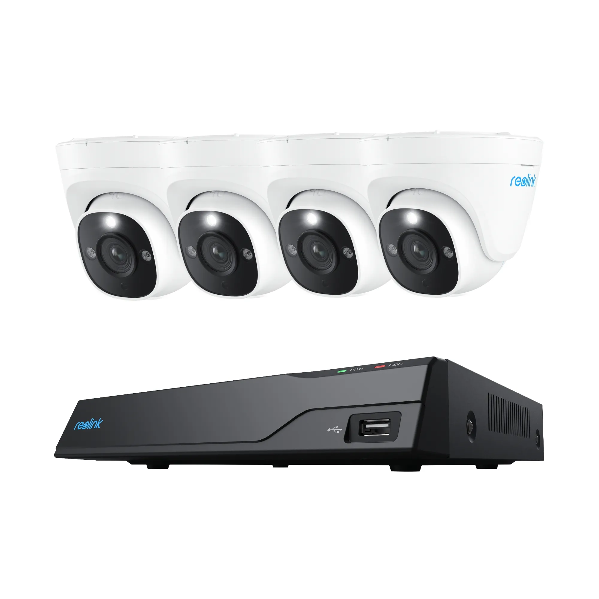Reolink NVS8-8MD4 (Dome) NVR | 4K | 8MP | 8CH | 4x P334 | PoE | 2TB