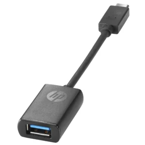 HP USB-C – USB-A -adapteri, Musta