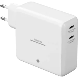 Deltaco PB-Q1004 60W, 2x USB-C, 9600 mAh -seinälaturi/powerbank