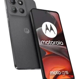 Motorola G15 4/128 Gt, Android -puhelin, Harmaa