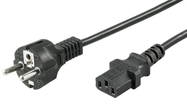 Power Cord 5m Black IEC320
