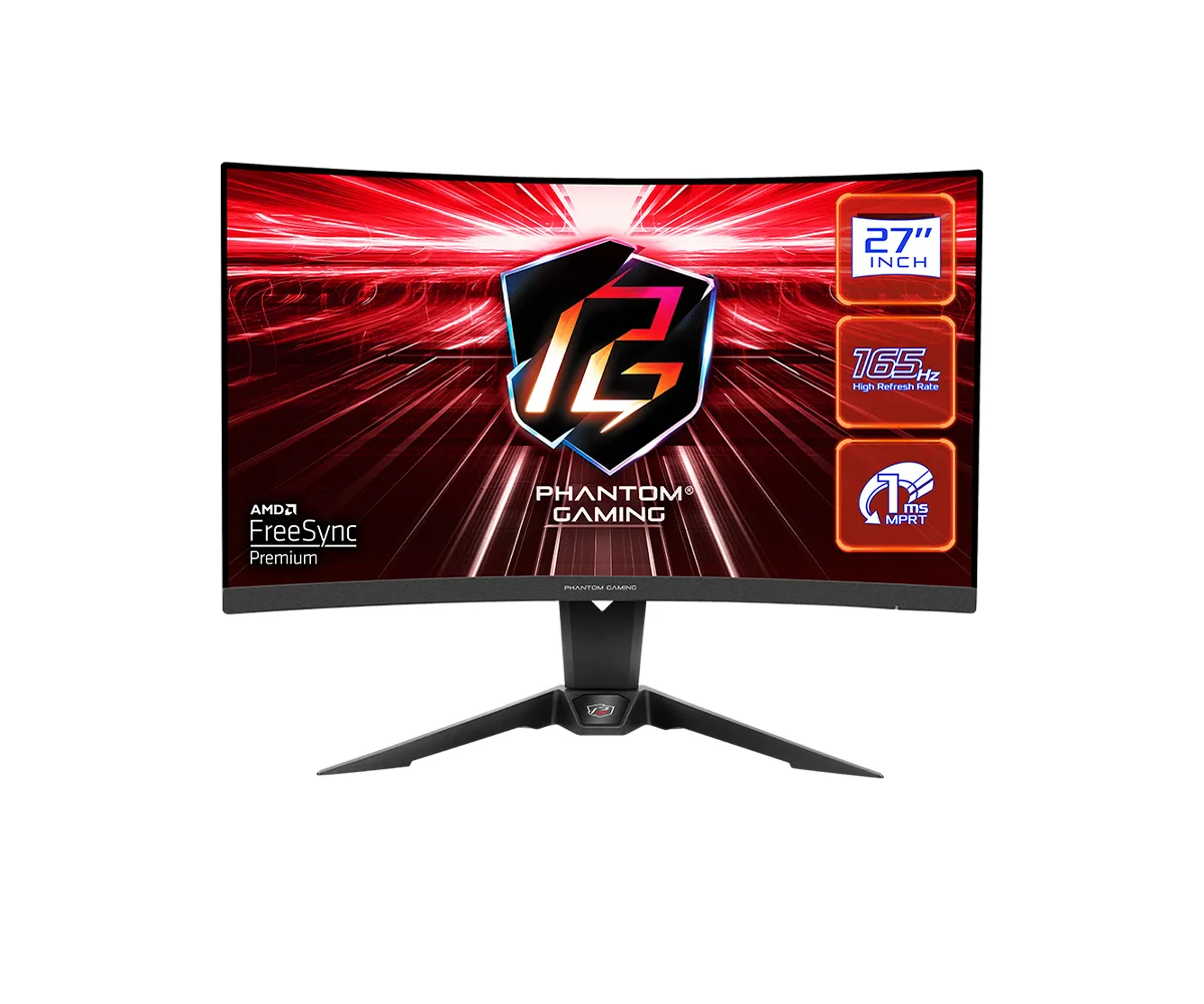 Asrock PG27Q15R2A - 27 - black, QHD, VA, AMD FreeSync Premium, Wi-Fi antenna, 165Hz panel