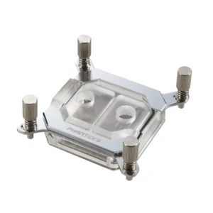 Phanteks C350I CPU Water Block. Acrylic Cover . RGB LED. Chrome