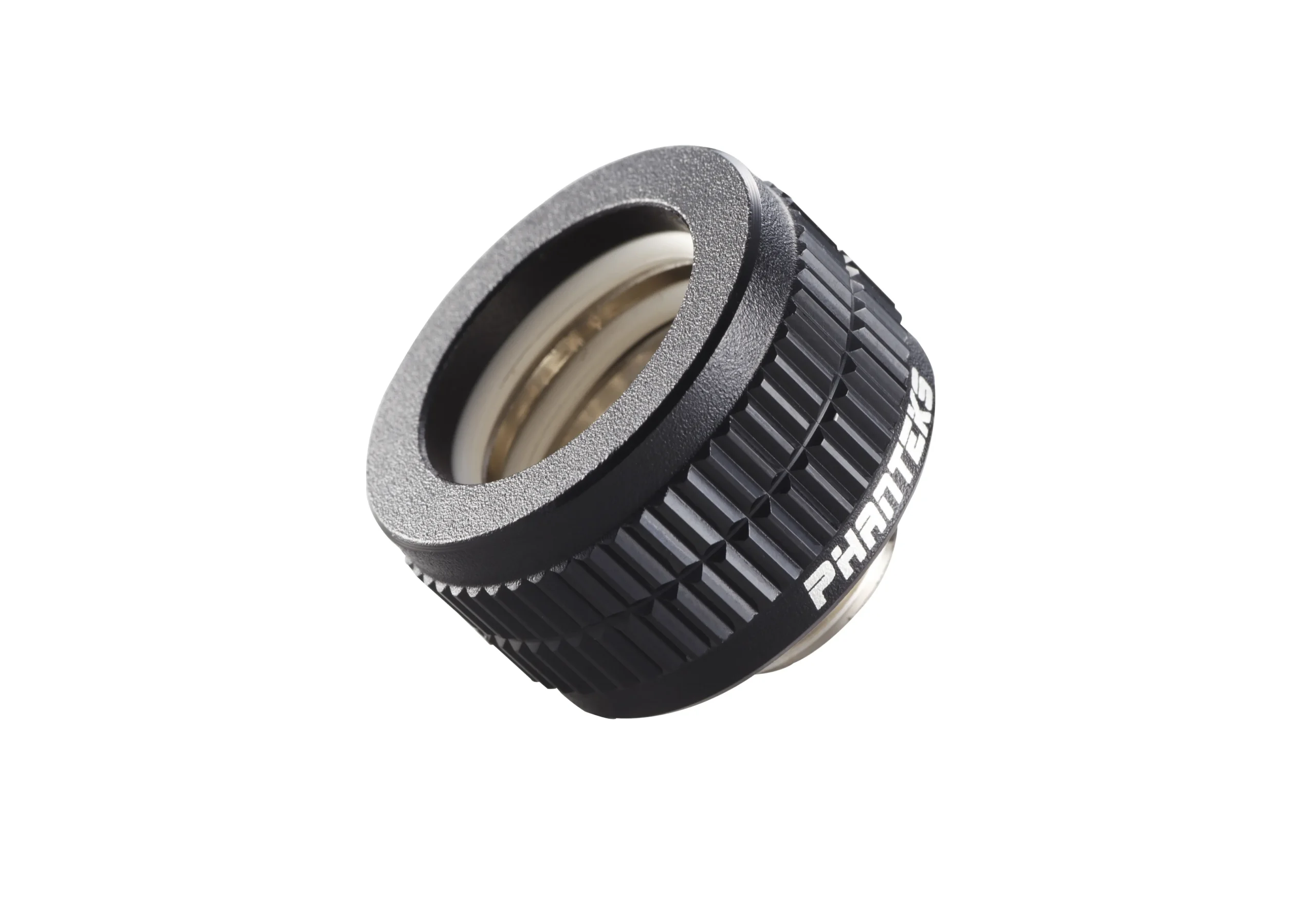 Phanteks 16mm Hard Tube Fitting. G1/4 - Black