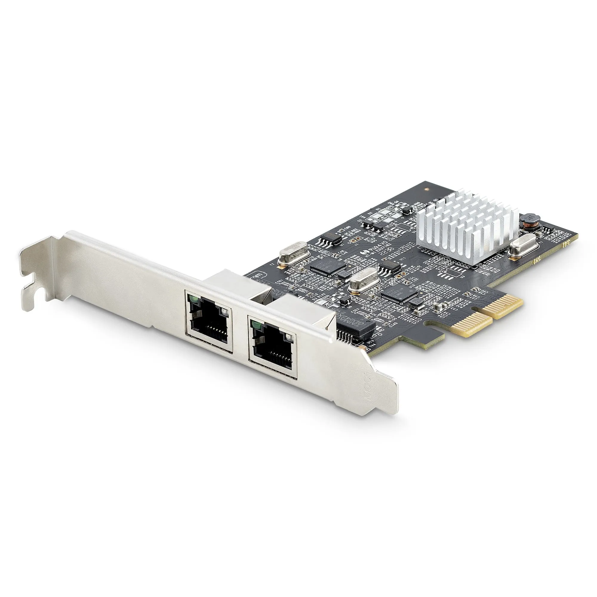 STARTECH.COM 2-Port 2.5G NBASE-T PCIe Network Card Computer Network Card Interface Intel I225-V MultiGigabit NIC Dual Desktop Ethern